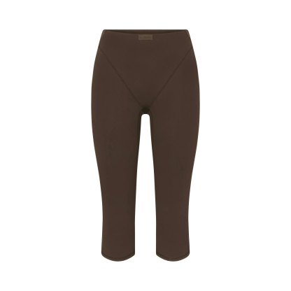 NikeSKIMS MATTE 17" V-LINE CROP LEGGING - DARK SEPIA - image 16