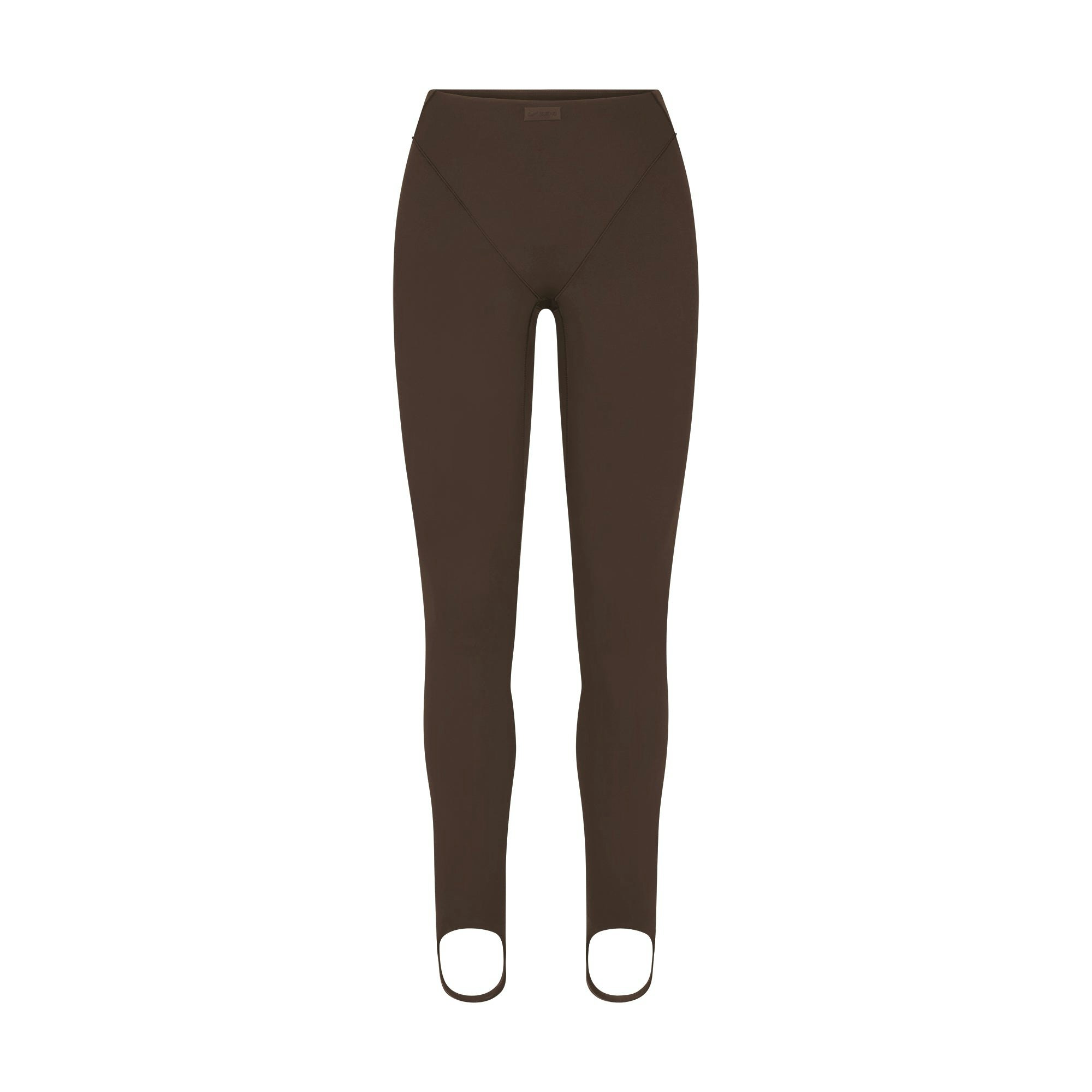 NikeSKIMS MATTE V-LINE STIRRUP LEGGING - DARK SEPIA - image 16