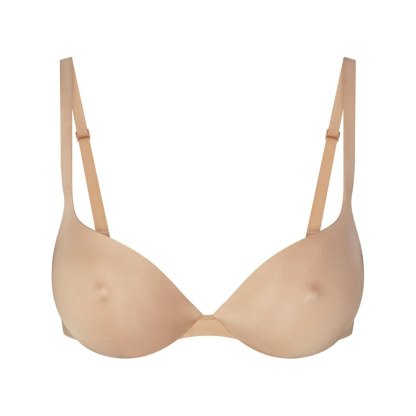 SKIMS ULTIMATE NIPPLE PUSH-UP BRA - CLAY - image 8