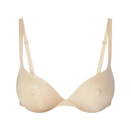 SKIMS ULTIMATE NIPPLE PUSH-UP BRA - SAND - image 17