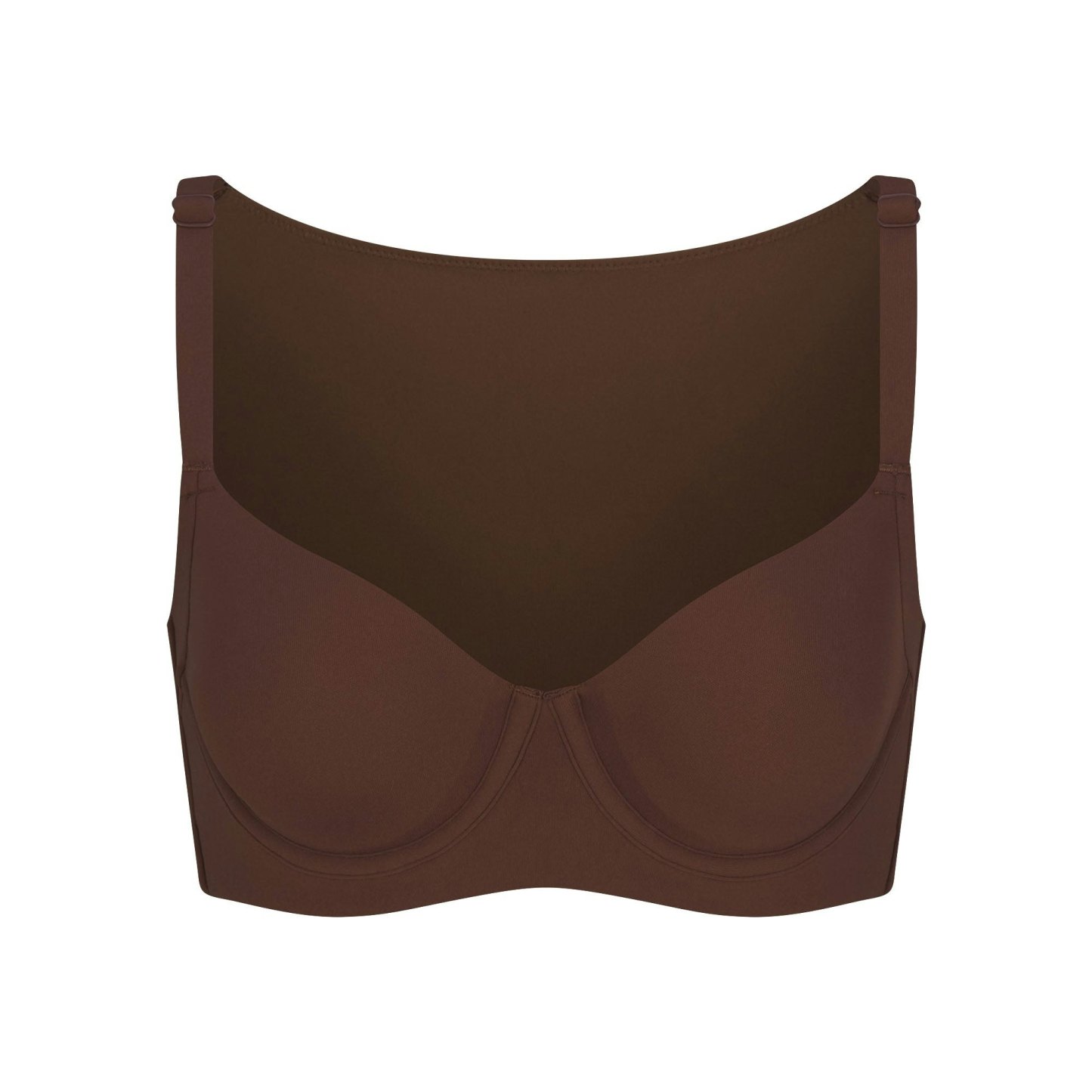 FITS EVERYBODY BACK SMOOTHING FULL COVERAGE BRA - COCOA - image 35