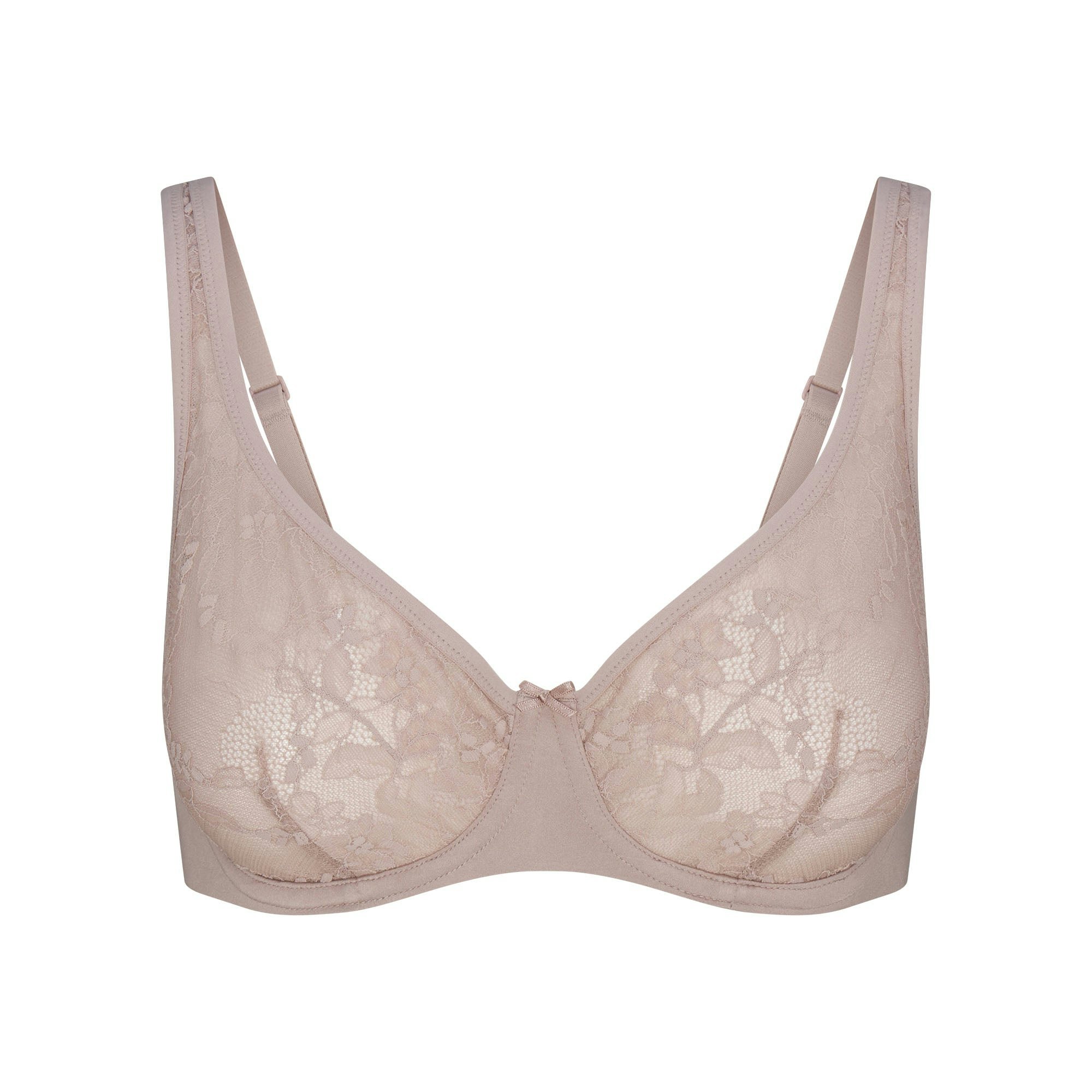 SKIMS LACE UNLINED MINIMIZER BRA - FAWN - image 9