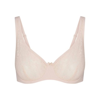 SKIMS LACE UNLINED MINIMIZER BRA - PRIMROSE - image 5