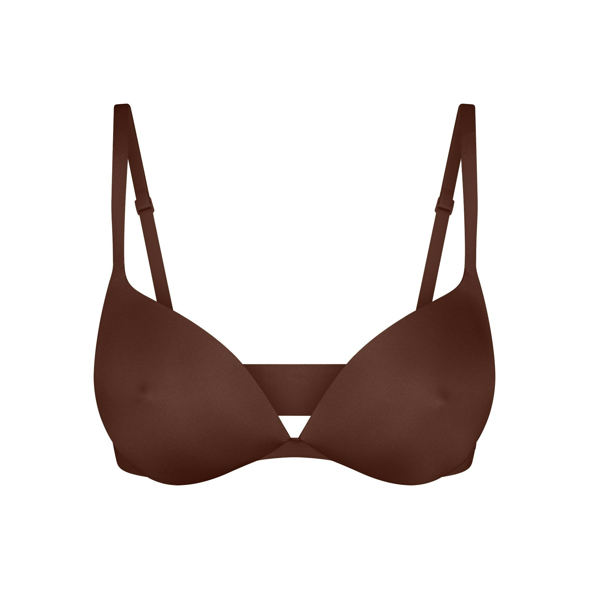 SKIMS ULTIMATE NIPPLE WIRELESS PUSH-UP BRA - COCOA - image 26