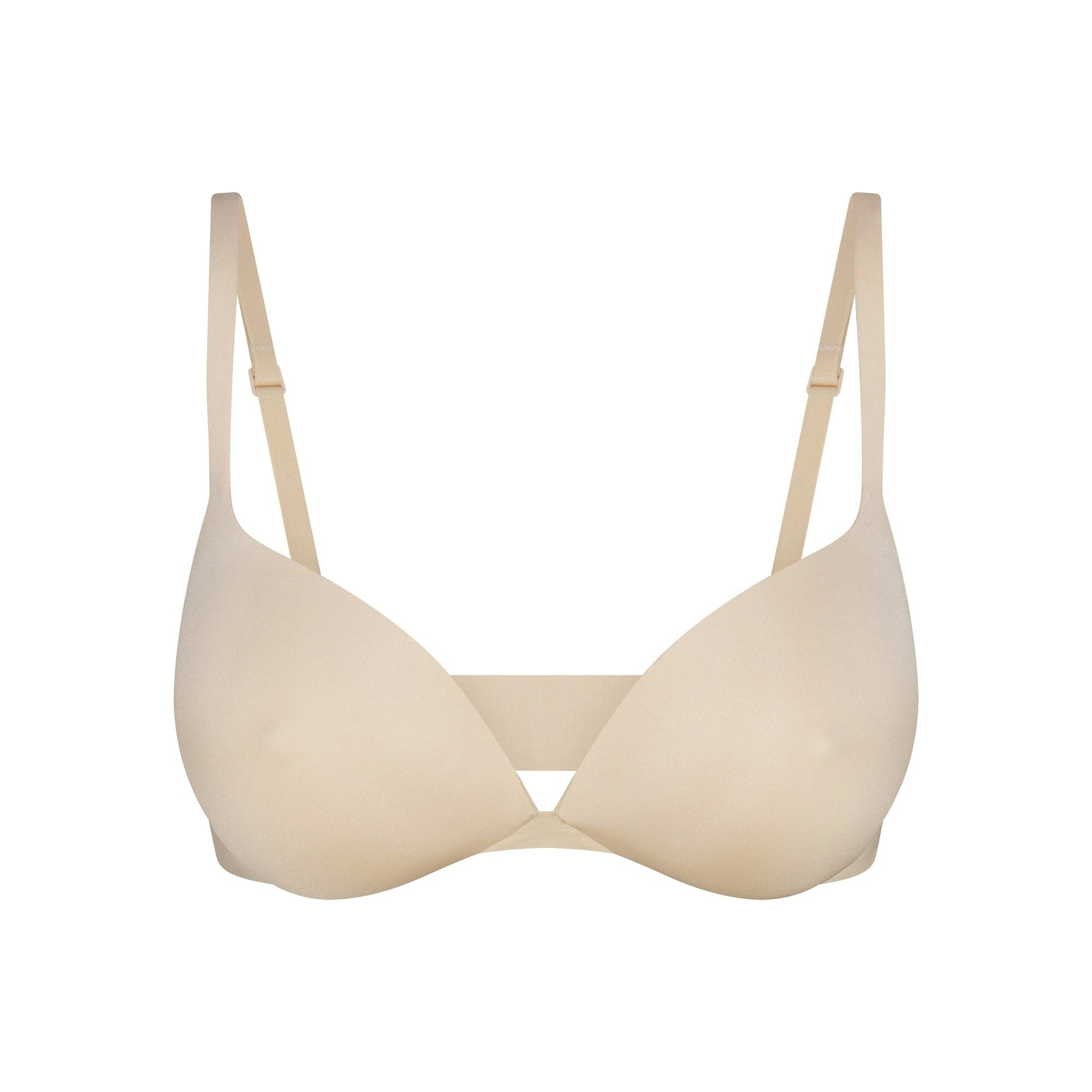 SKIMS ULTIMATE NIPPLE WIRELESS PUSH-UP BRA - SAND - image 11