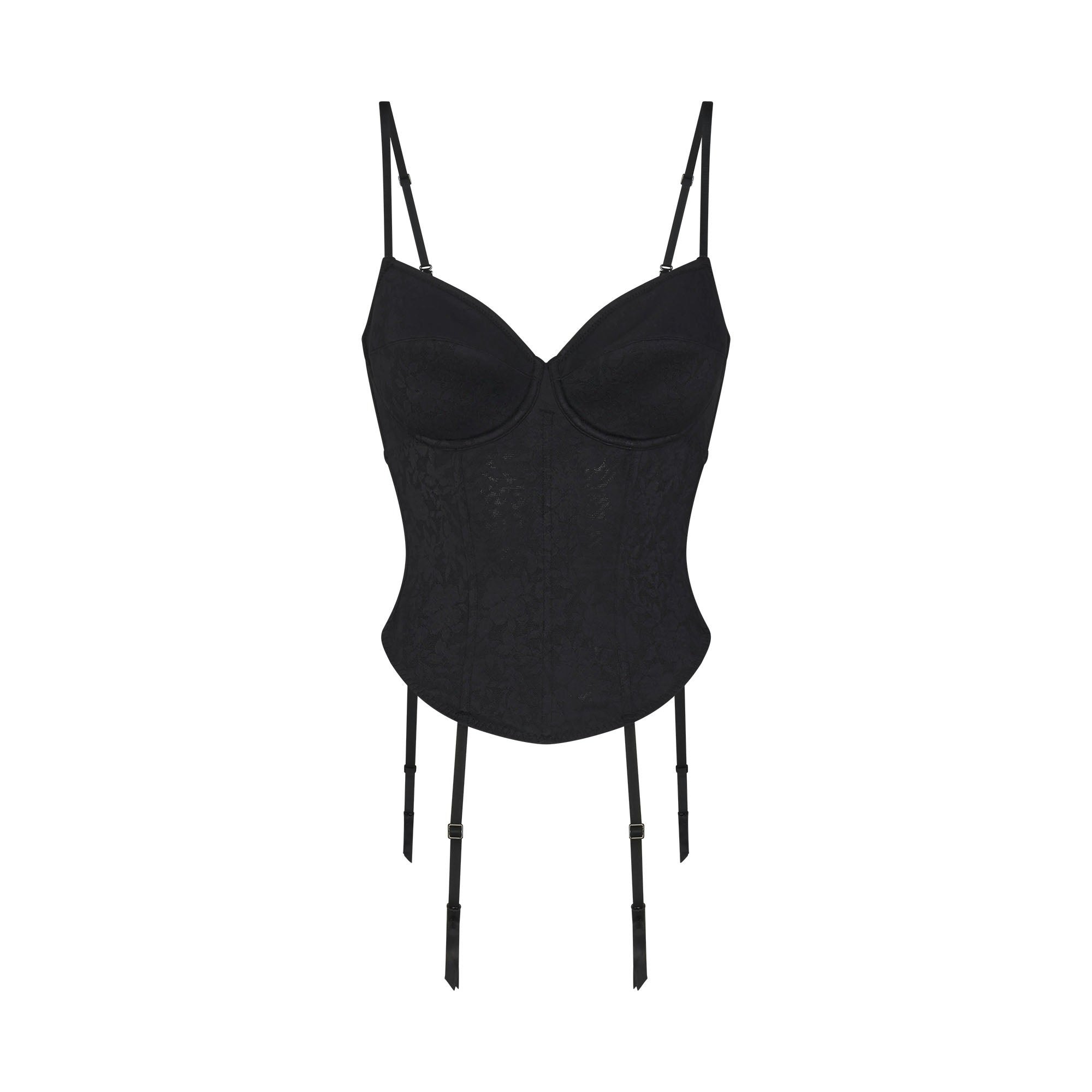 LACE SHAPEWEAR CORSET - ONYX