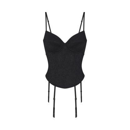 LACE SHAPEWEAR CORSET - ONYX
