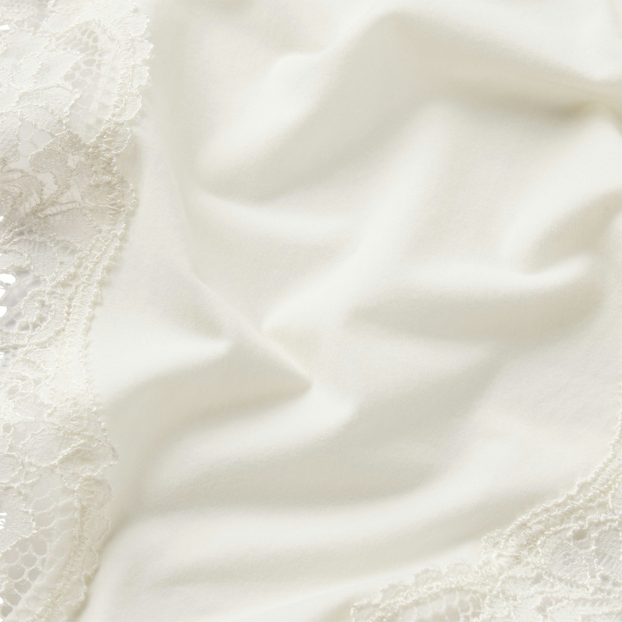 FITS EVERYBODY LACE DIPPED THONG 5-PACK - IVORY PEARL BOW MULTI