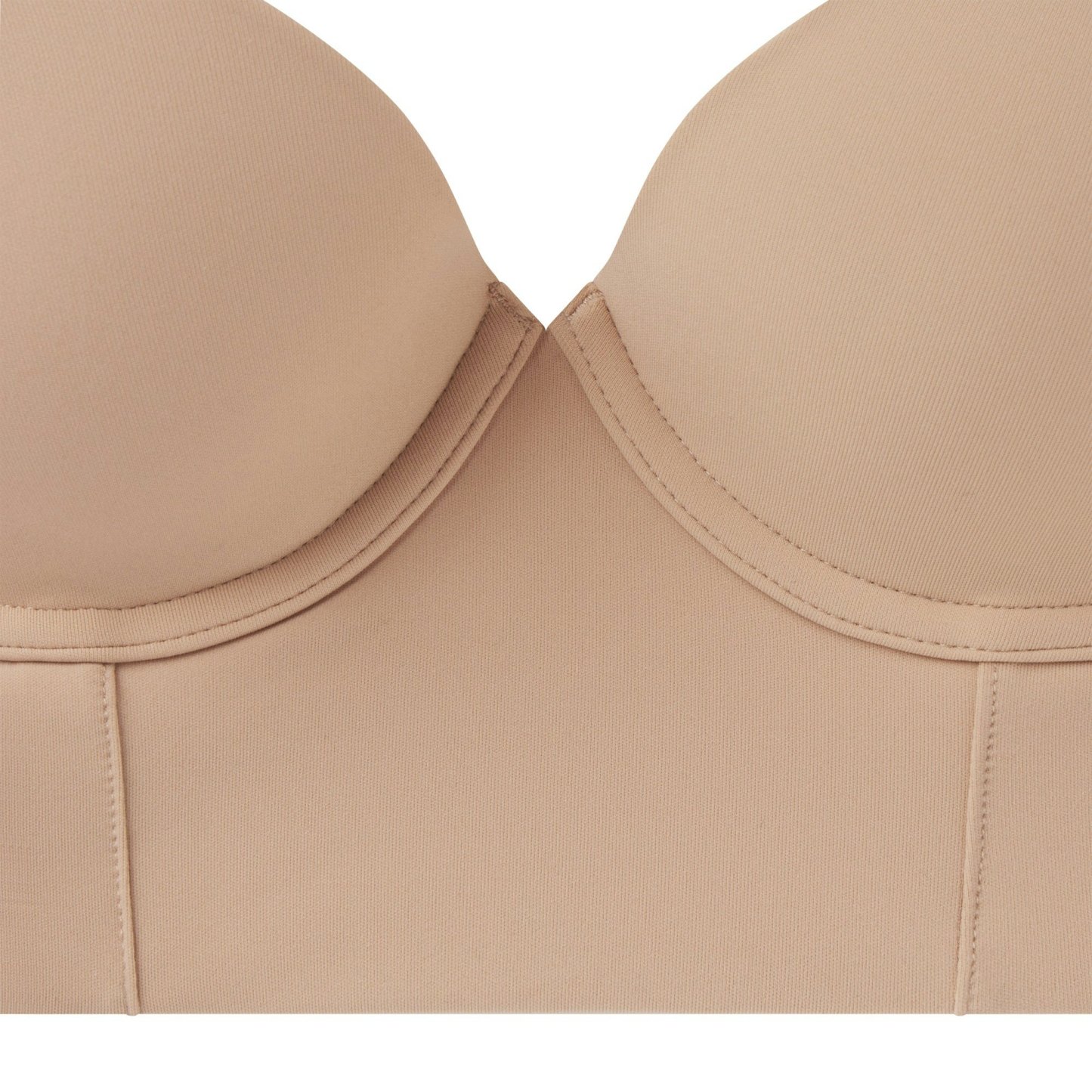 FITS EVERYBODY LOW BACK LONGLINE BRA - CLAY - image 9
