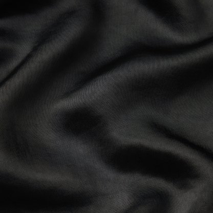 LIGHTWEIGHT SATIN STRAIGHT LEG PANT - OBSIDIAN - image 4