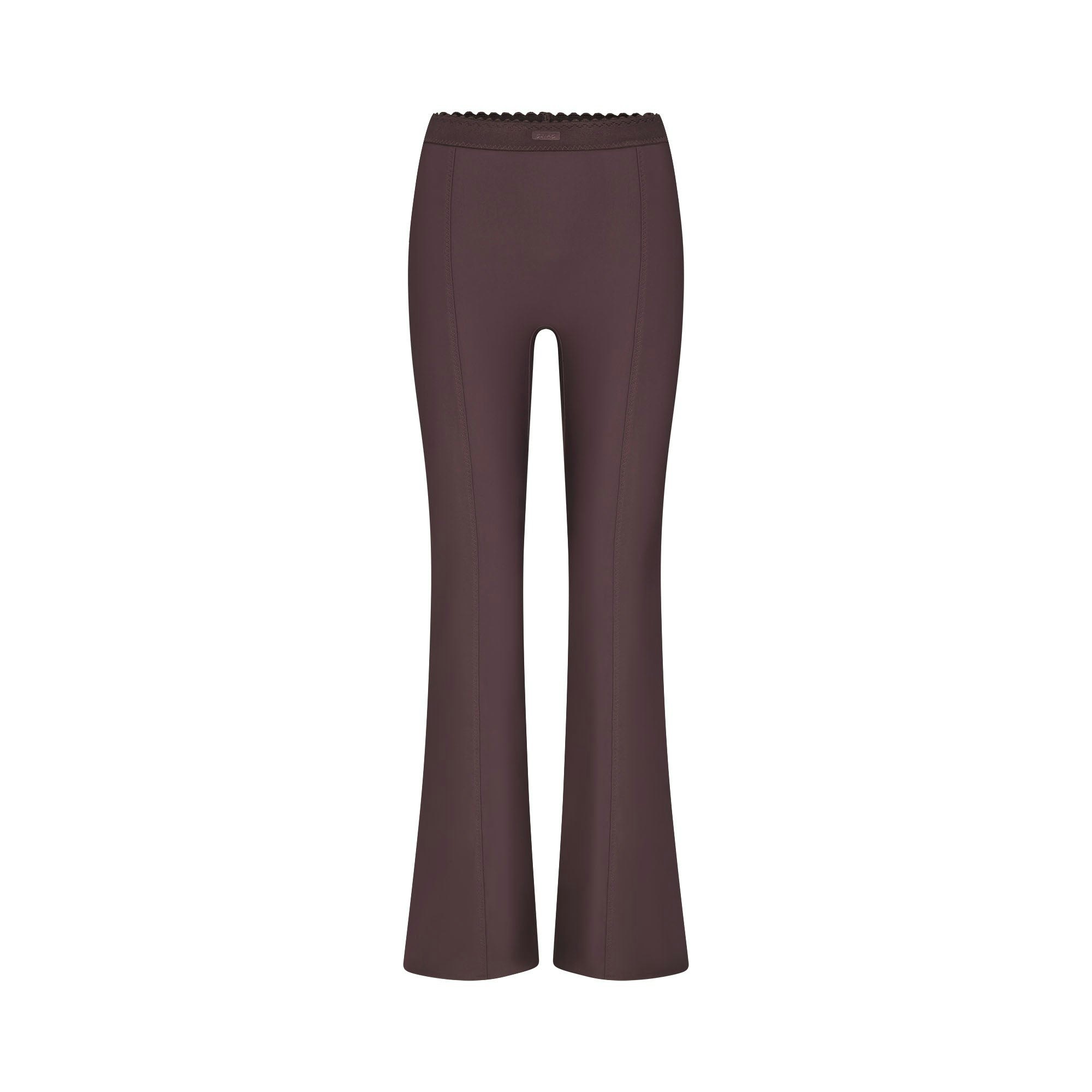 SKIMS BODY HIGH-WAISTED FLARE PANT - RAISIN - image 12