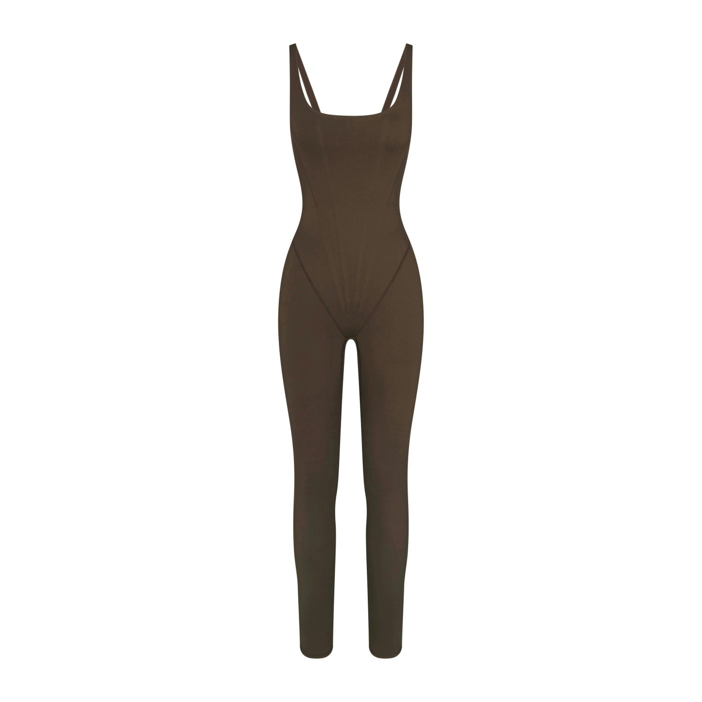 NikeSKIMS MATTE CORSET 29" ONE PIECE - DARK SEPIA - image 6
