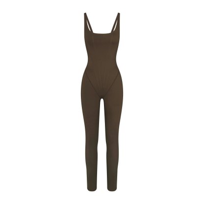 NikeSKIMS MATTE CORSET 29" ONE PIECE - DARK SEPIA - image 6