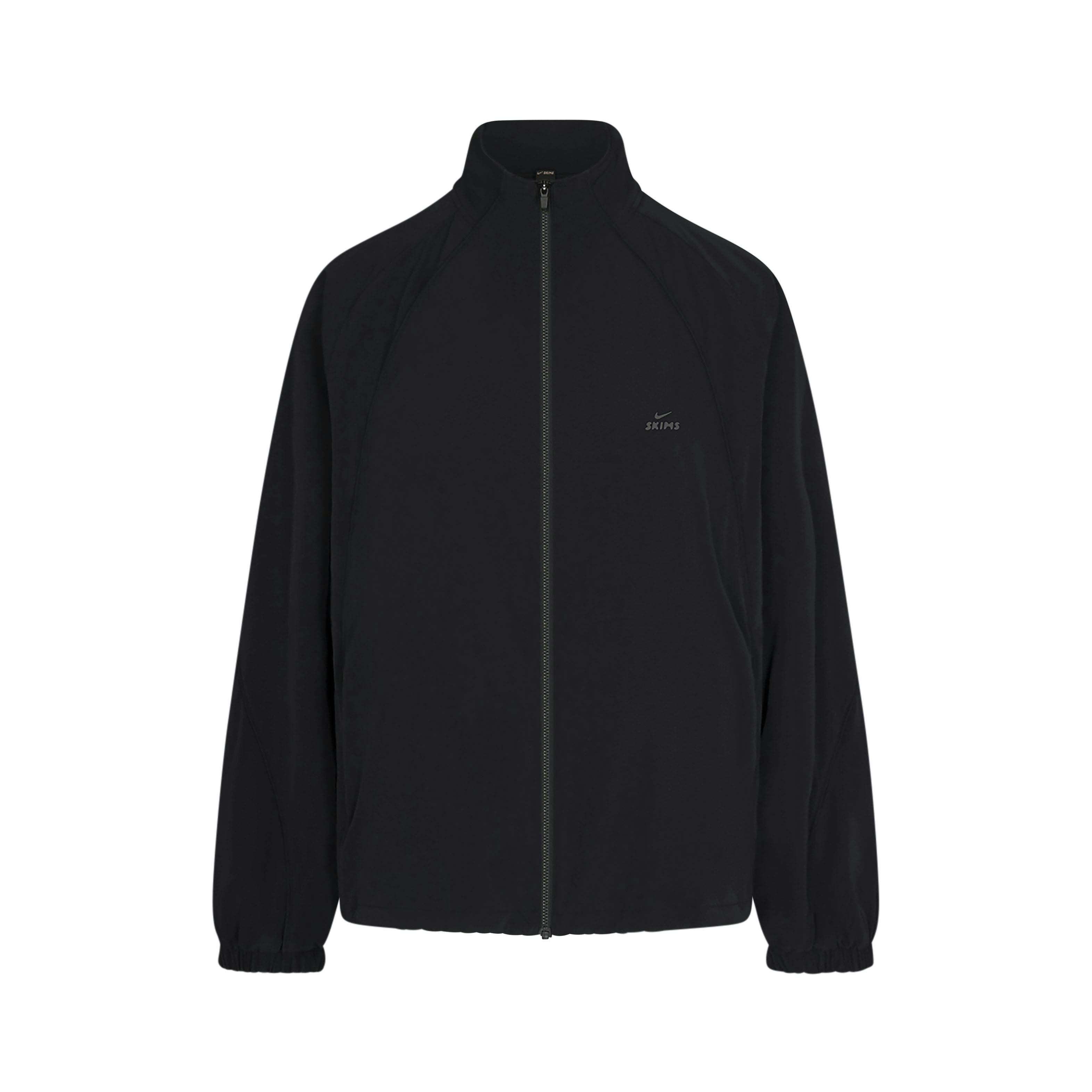 NikeSKIMS STRETCH NYLON OVERSIZED TRACK JACKET - OBSIDIAN - image 12