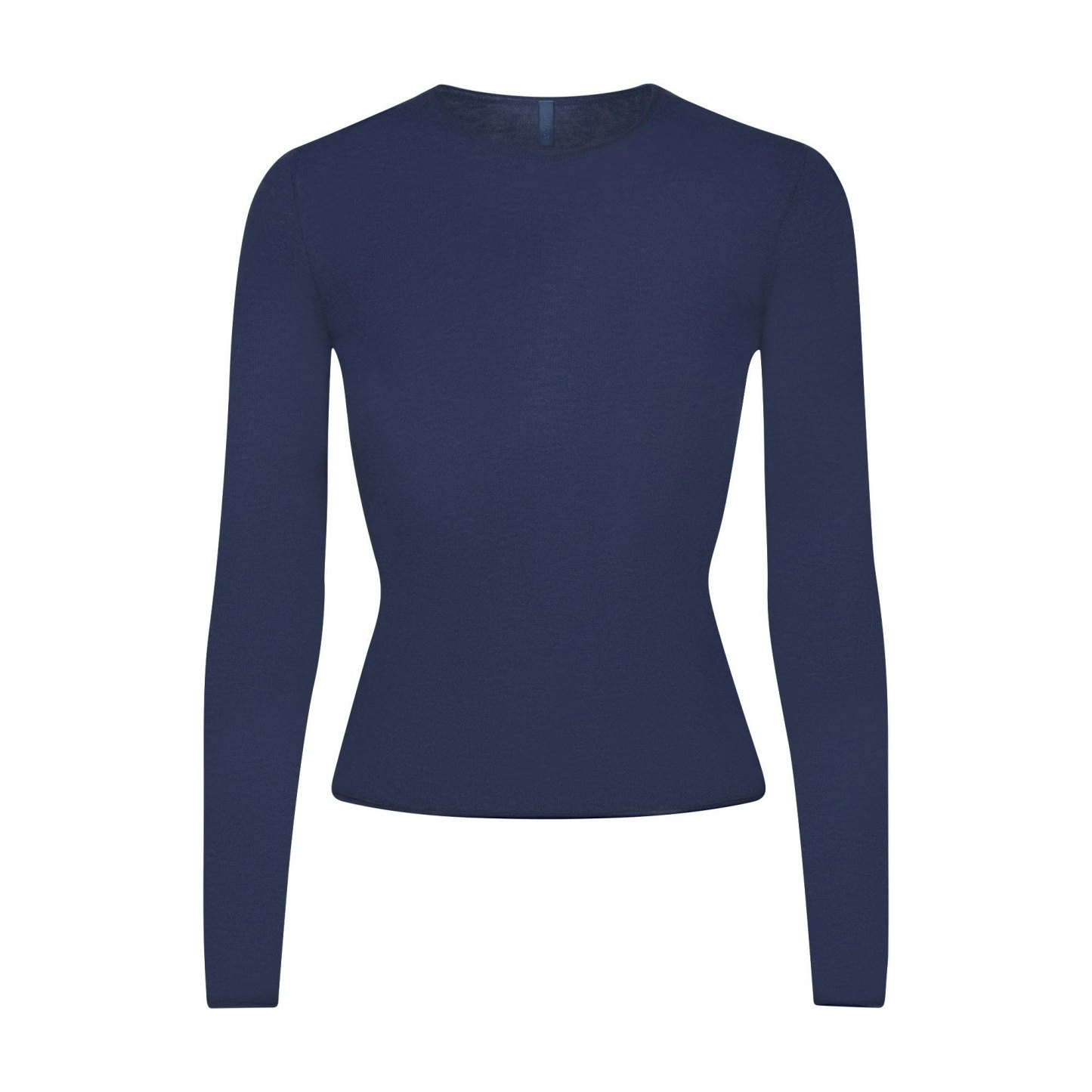 FEATHERWEIGHT CASHMERE LONG SLEEVE TOP - INDIGO - image 17