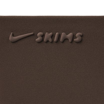 NikeSKIMS MATTE MOCK NECK FULL ZIP JACKET - DARK SEPIA - image 13