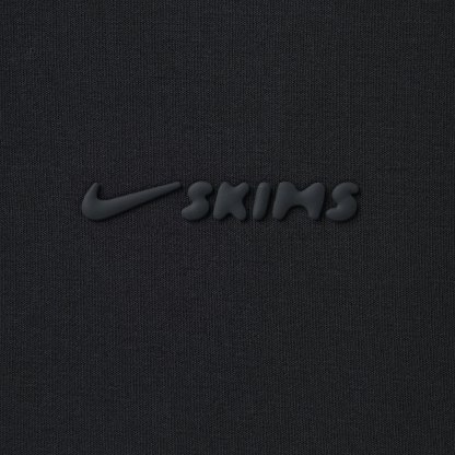NikeSKIMS MATTE TRICOT OVERSIZED TRACK JACKET - OBSIDIAN - image 5