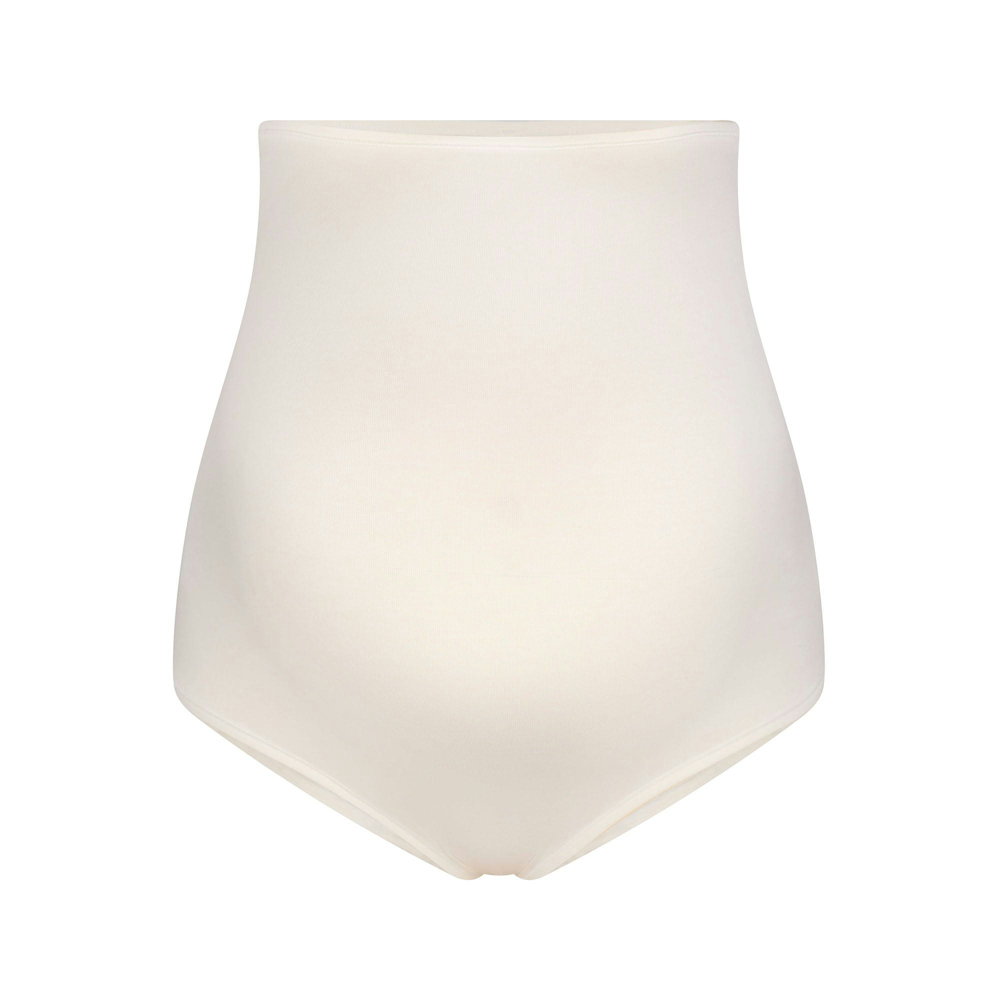 COTTON JERSEY MATERNITY HIGH-WAISTED BRIEF - MARBLE