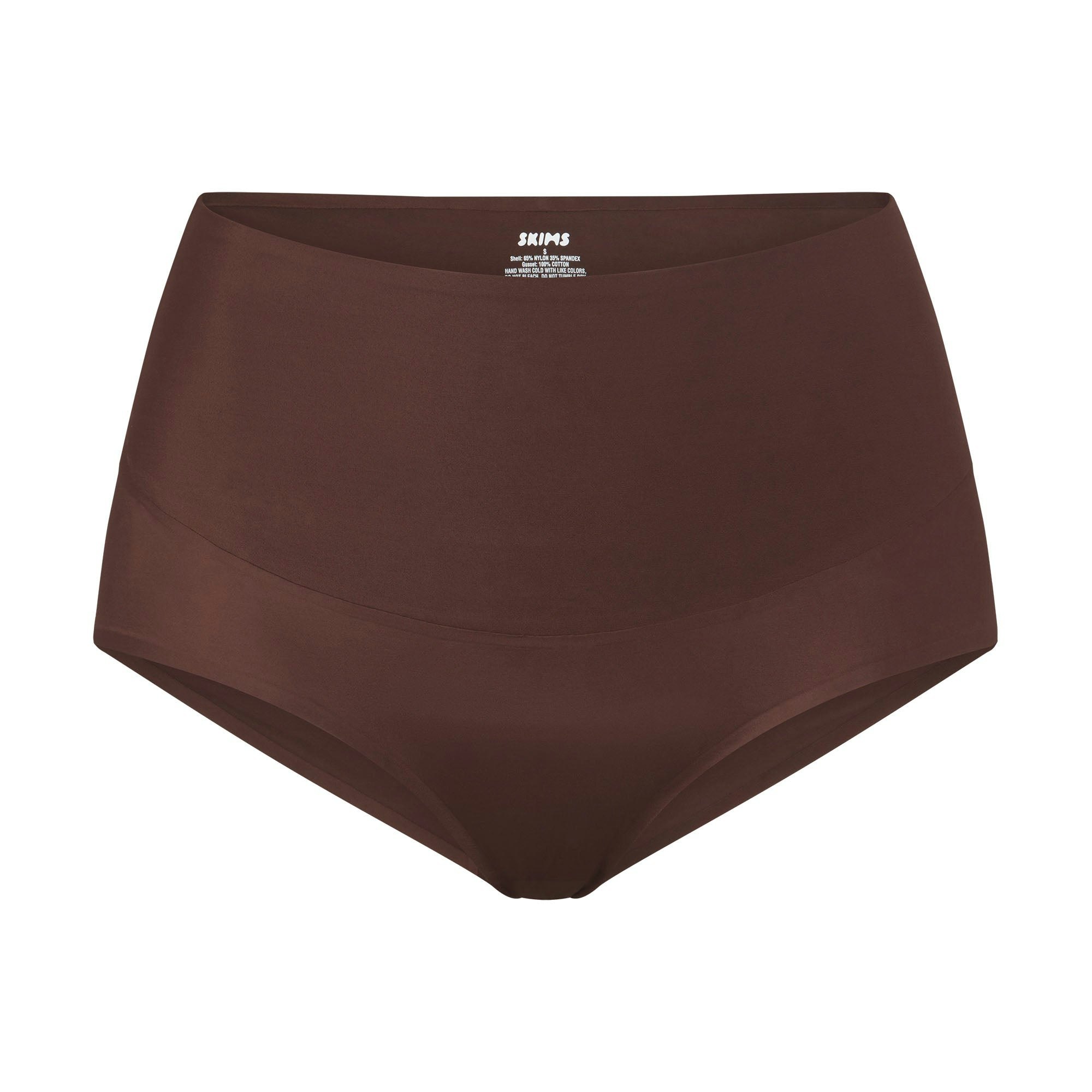 SMOOTHING INTIMATES HIGH-WAISTED BRIEF - COCOA