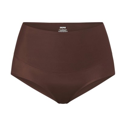 SMOOTHING INTIMATES HIGH-WAISTED BRIEF - COCOA