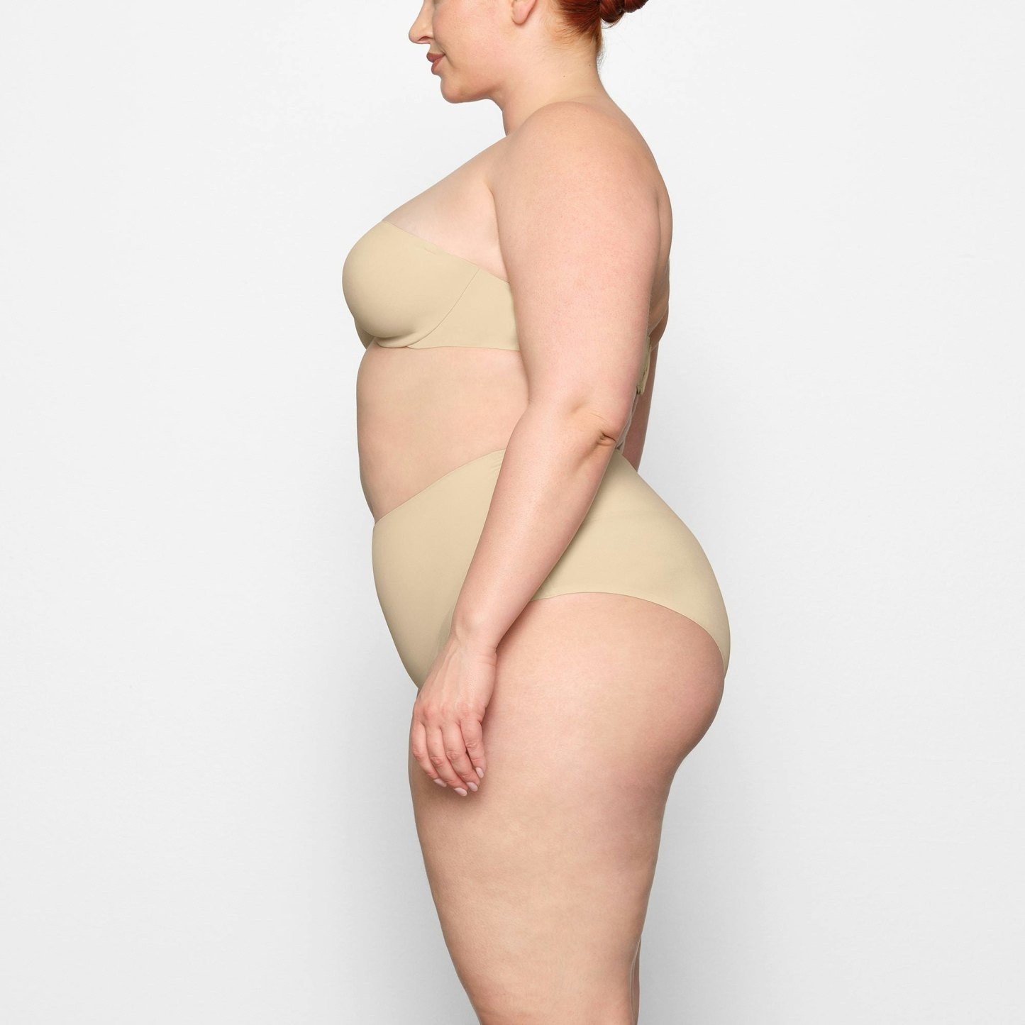 SMOOTHING INTIMATES HIGH-WAISTED BRIEF - SAND