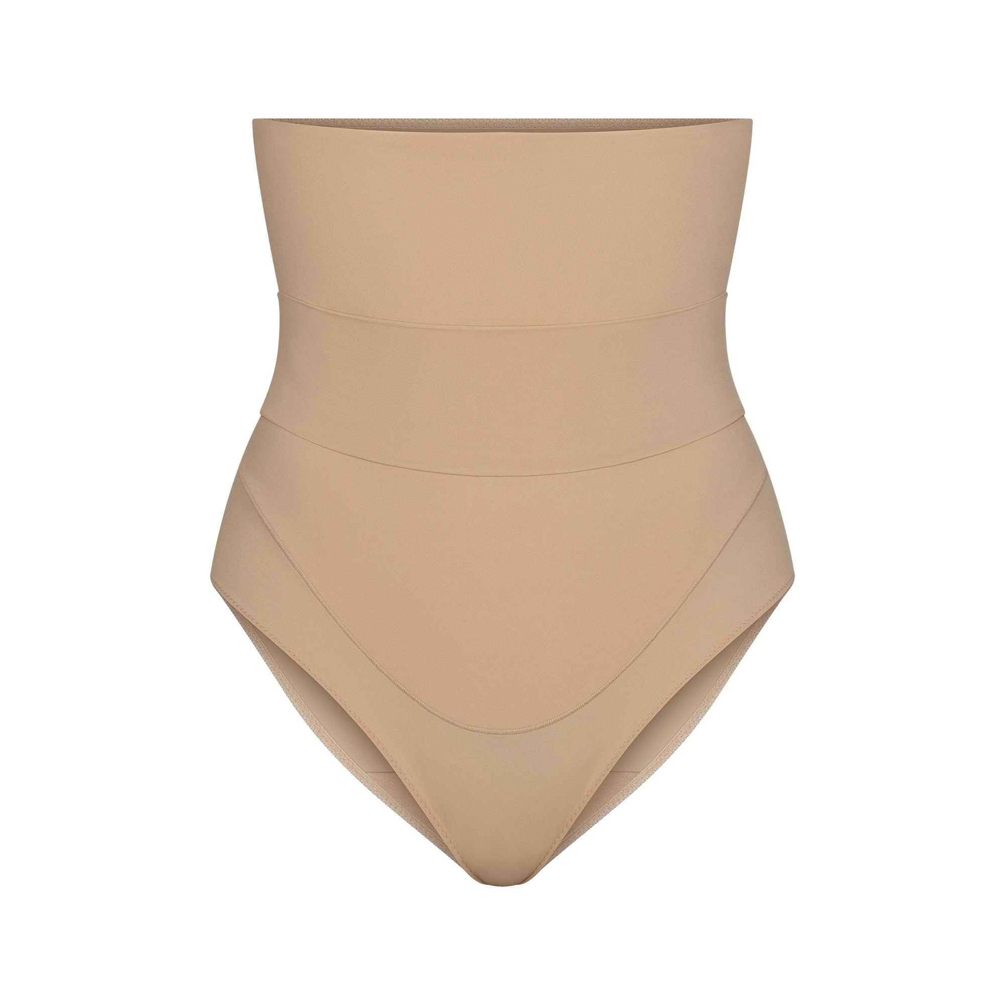 FITS EVERYBODY MATERNITY BANDED HIGH-WAISTED BRIEF - CLAY