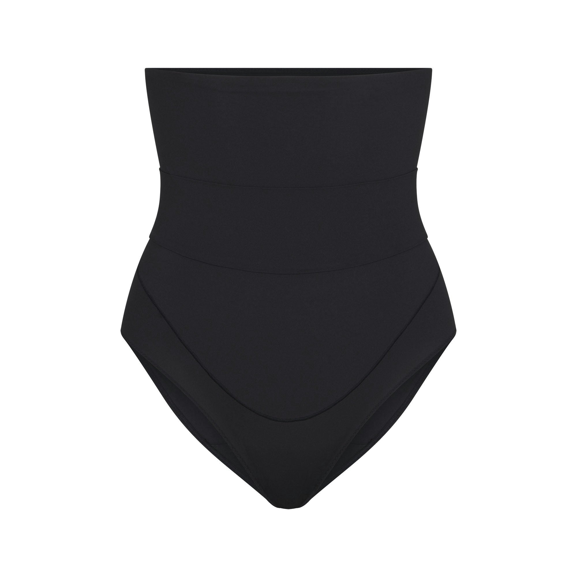 FITS EVERYBODY MATERNITY BANDED HIGH-WAISTED BRIEF - ONYX