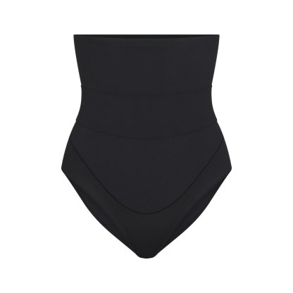 FITS EVERYBODY MATERNITY BANDED HIGH-WAISTED BRIEF - ONYX