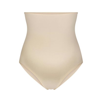 FITS EVERYBODY MATERNITY HIGH-WAISTED BRIEF - SAND