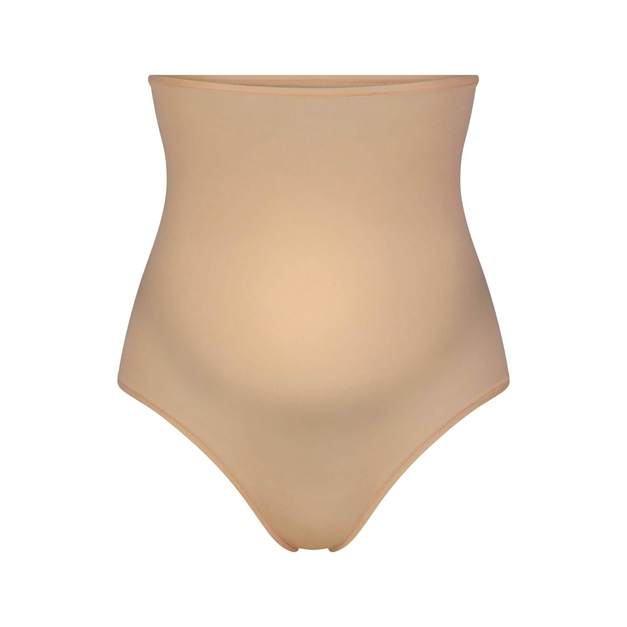 FITS EVERYBODY MATERNITY HIGH-WAISTED THONG - CLAY