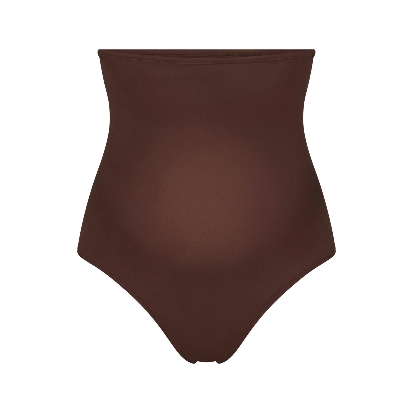 FITS EVERYBODY MATERNITY HIGH-WAISTED THONG - COCOA