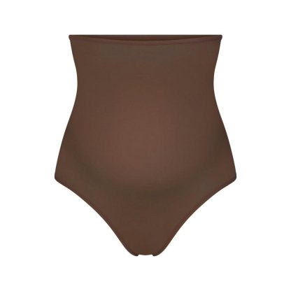 FITS EVERYBODY MATERNITY HIGH-WAISTED THONG - JASPER