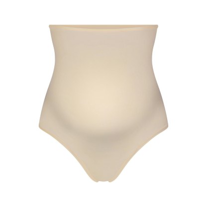 FITS EVERYBODY MATERNITY HIGH-WAISTED THONG - SAND