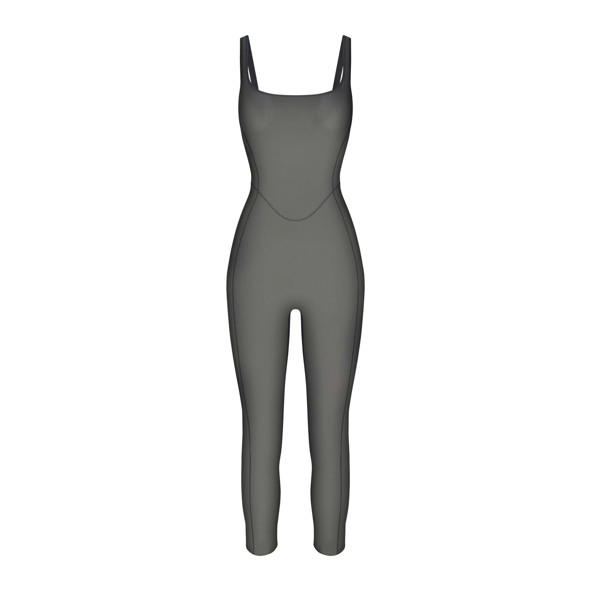 POWER MESH SHAPEWEAR CATSUIT - ONYX