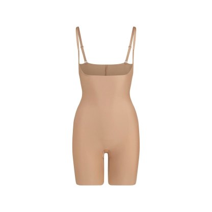 SKIMS BODY CORE SCULPT OPEN BUST MID THIGH BODYSUIT - SIENNA
