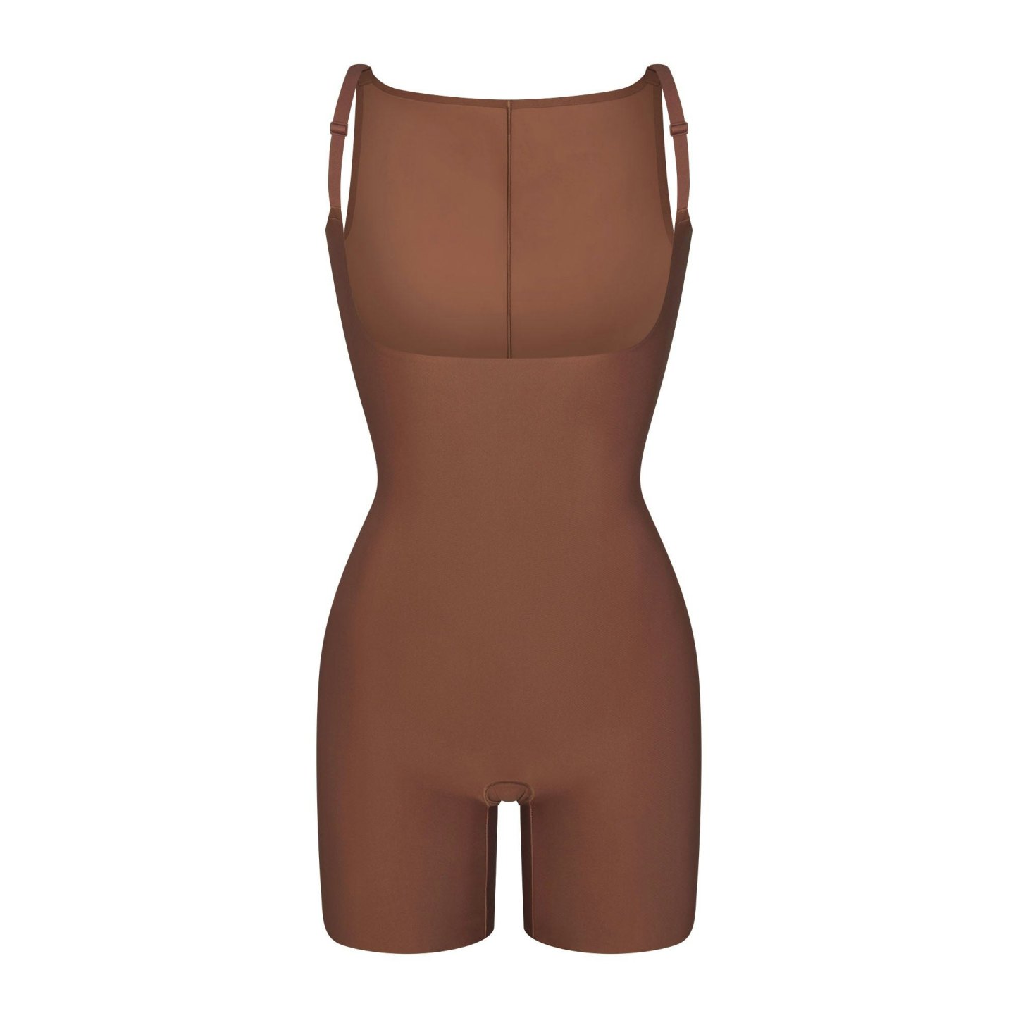 SKIMS BODY CORE SCULPT BACK SMOOTHING OPEN BUST MID THIGH BODYSUIT - JASPER