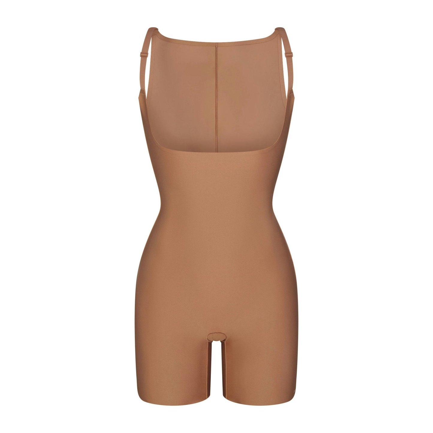 SKIMS BODY CORE SCULPT BACK SMOOTHING OPEN BUST MID THIGH BODYSUIT - SIENNA