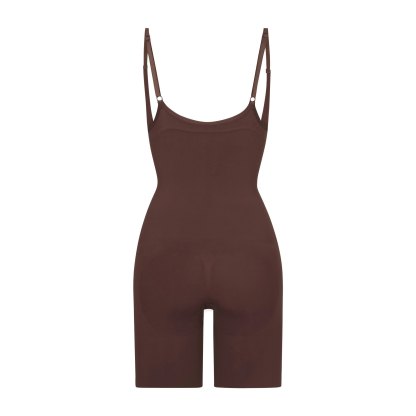SEAMLESS SCULPT BUTT LIFTING OPEN BUST BODYSUIT - COCOA