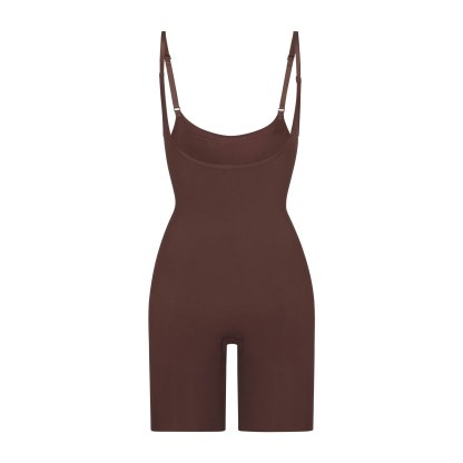 SEAMLESS SCULPT BUTT LIFTING OPEN BUST BODYSUIT - COCOA