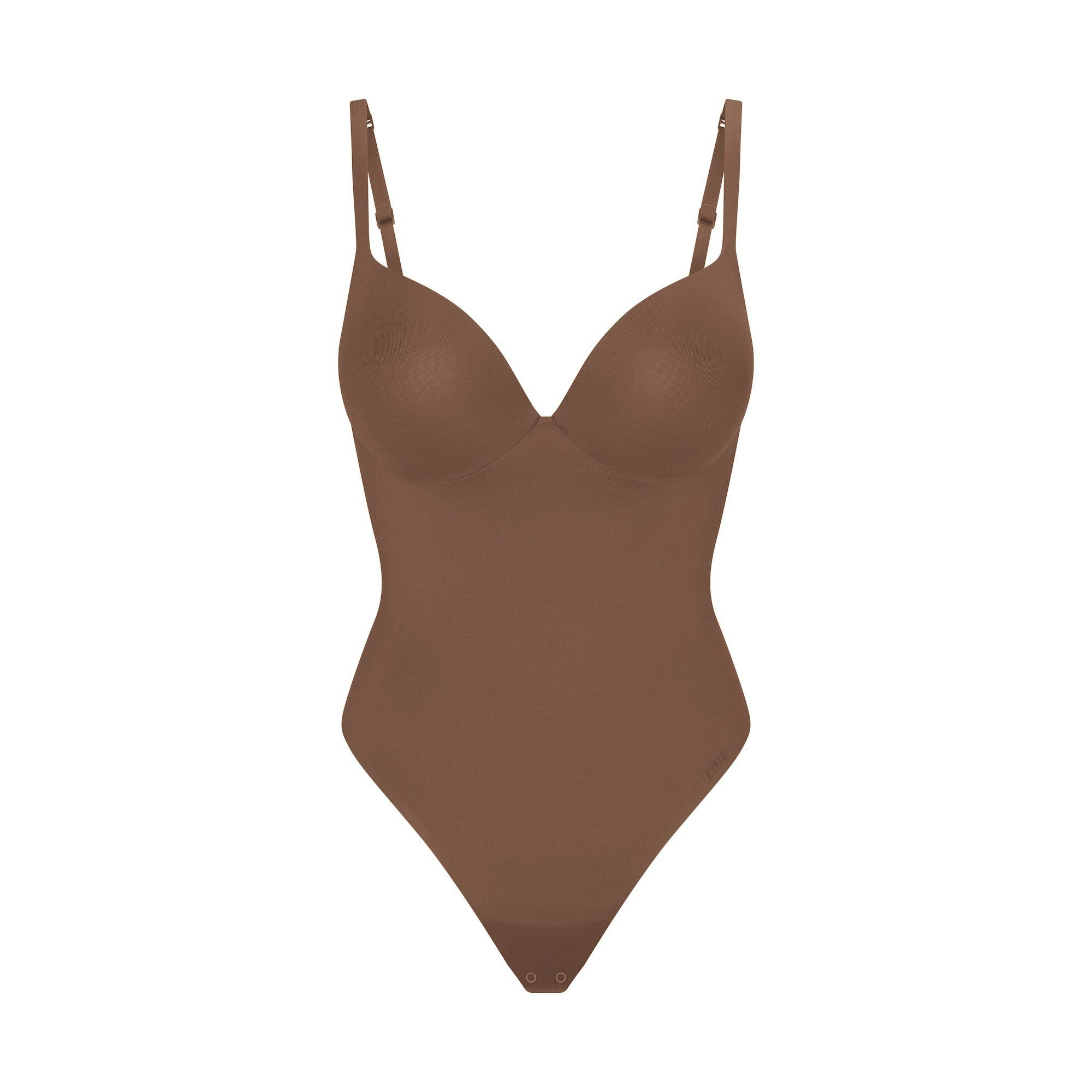 SKIMS ULTIMATE BODY PUSH-UP THONG BODYSUIT - JASPER