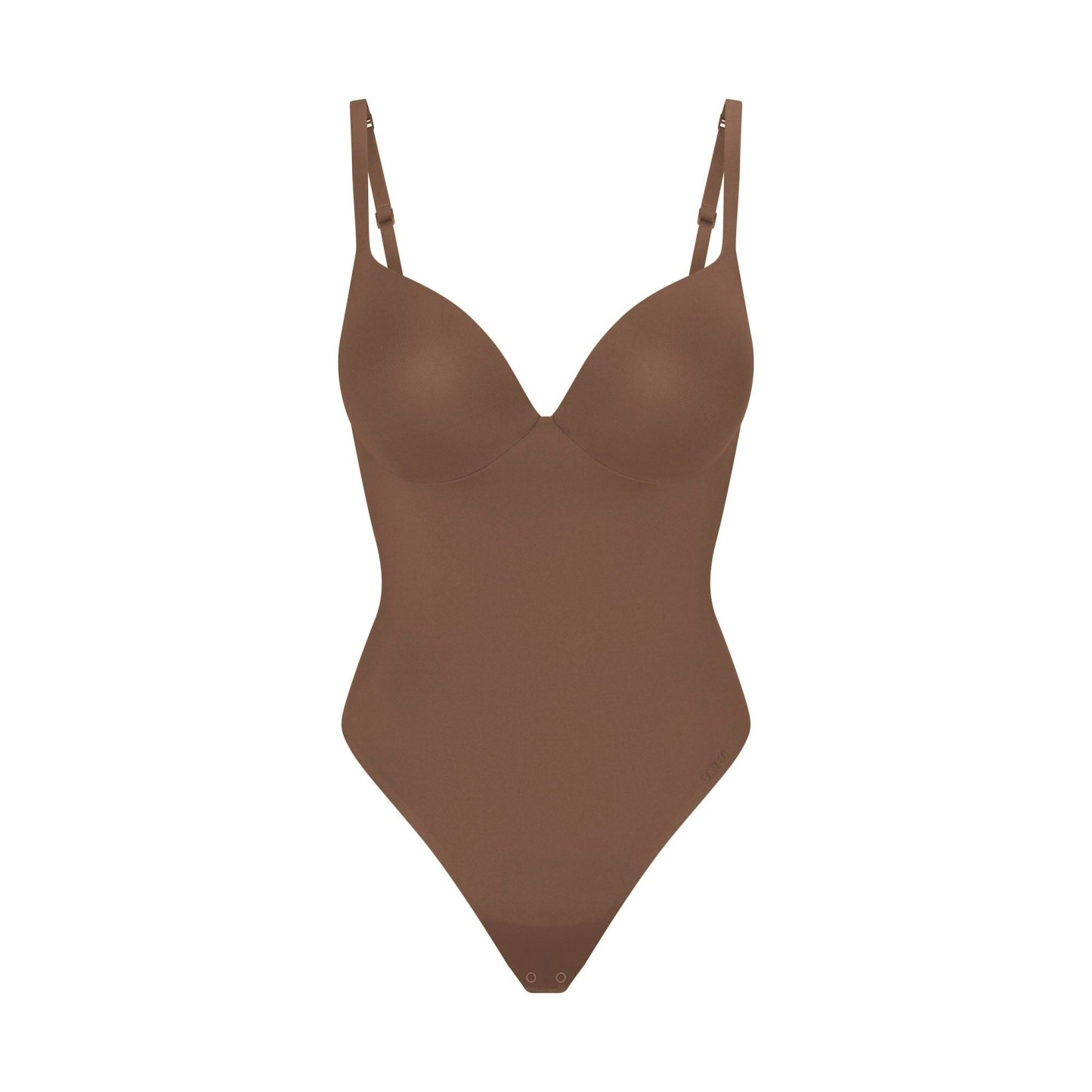 SKIMS ULTIMATE BODY PUSH-UP THONG BODYSUIT - JASPER
