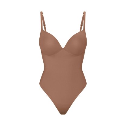 SKIMS ULTIMATE BODY PUSH-UP THONG BODYSUIT - SIENNA