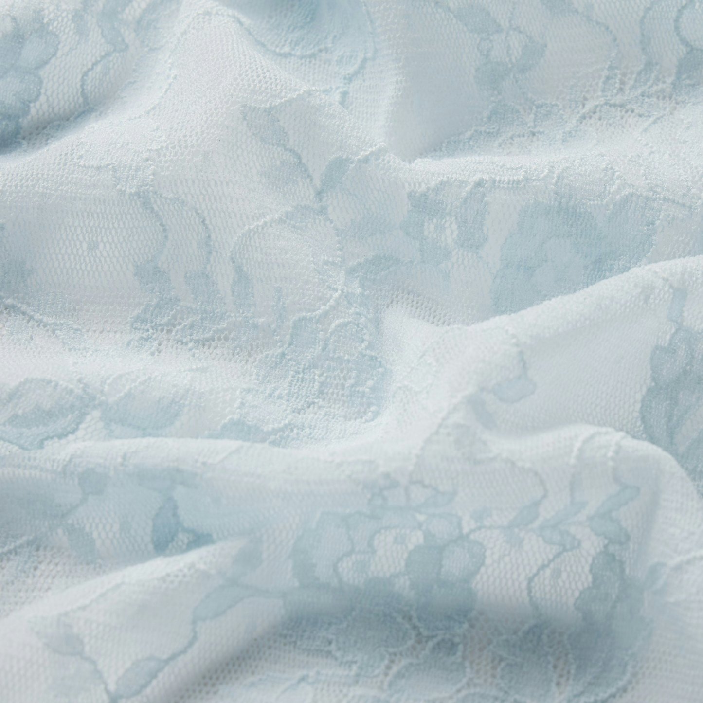 STRETCH LACE RUFFLE UNLINED BRA - POWDER BLUE - image 10