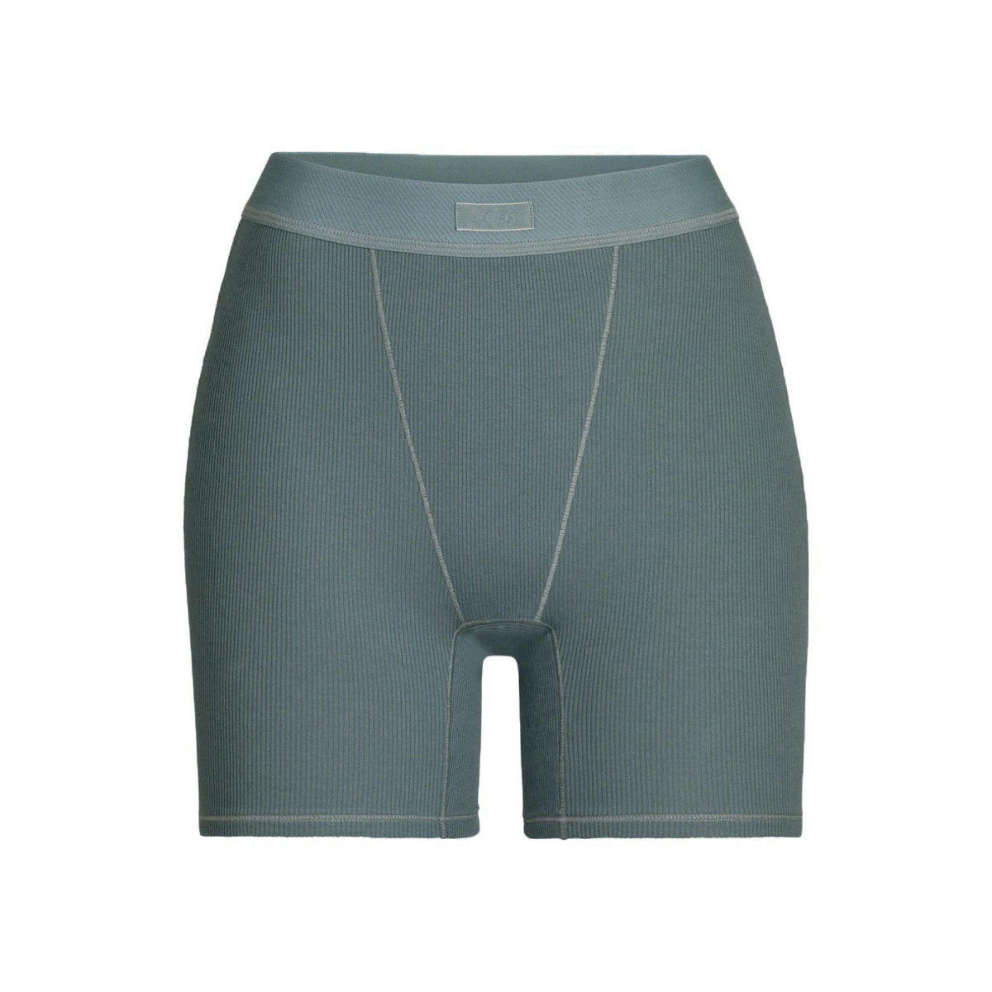 COTTON RIB BOXER - KYANITE
