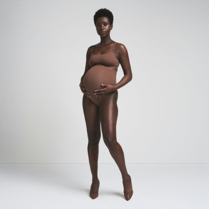 FITS EVERYBODY MATERNITY HIGH-WAISTED THONG - JASPER