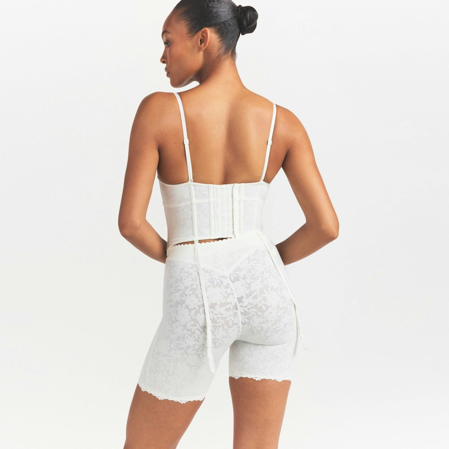 LACE SHAPEWEAR CORSET - IVORY