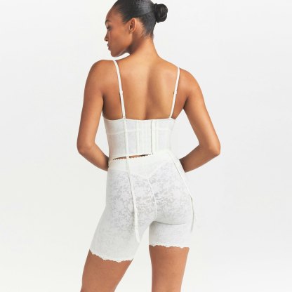 LACE SHAPEWEAR CORSET - IVORY