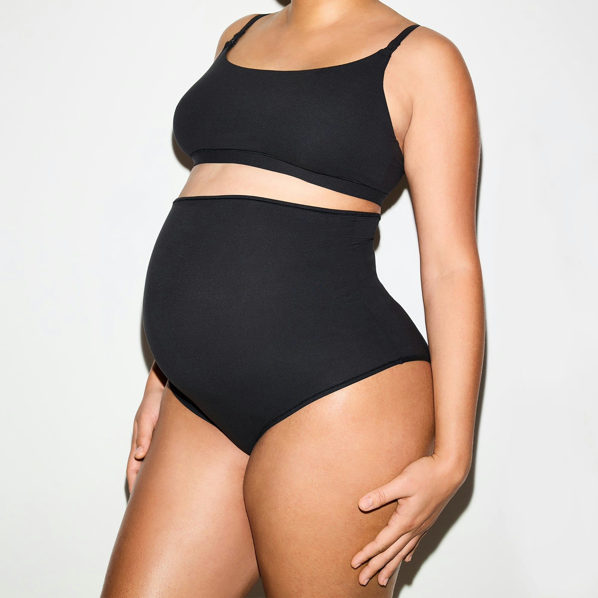 FITS EVERYBODY MATERNITY HIGH-WAISTED BRIEF 5-PACK - ONYX