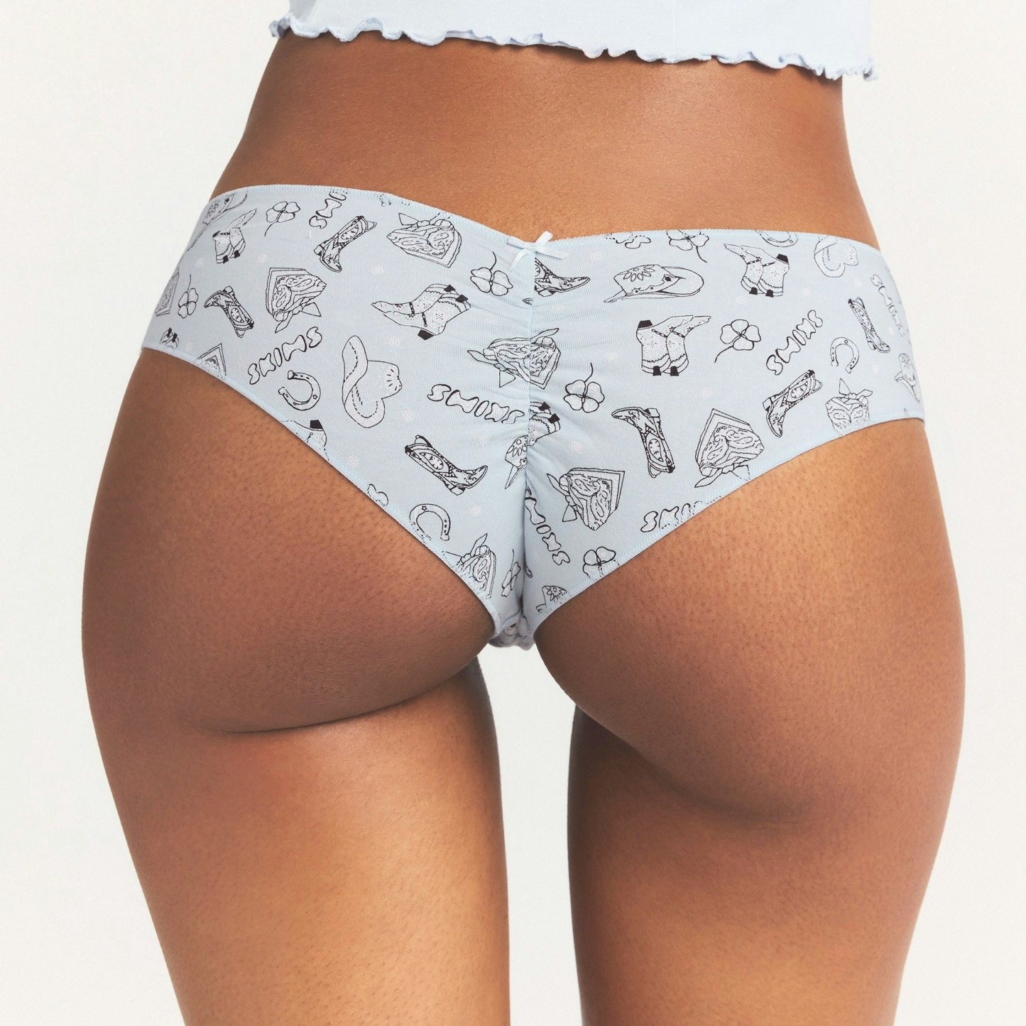 LIGHTWEIGHT COTTON RUCHED BACK HIPSTER 10-PACK - DAINTY FLORAL MULTI