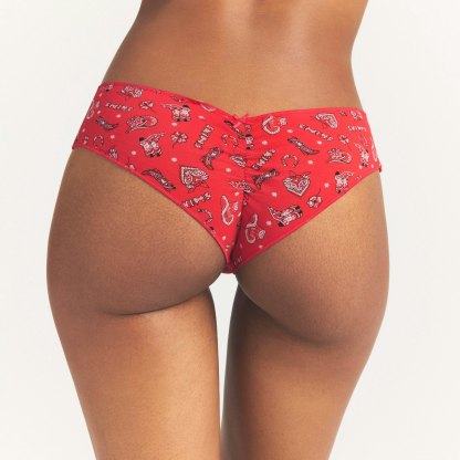 LIGHTWEIGHT COTTON RUCHED BACK HIPSTER 10-PACK - DAINTY FLORAL MULTI